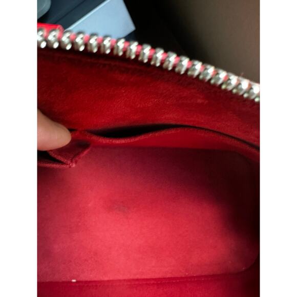 LOUIS VUITTON FUCHSIA RED ALMA WITH SILVER HARDWARE; LOCK & KEYS AND CLOCHETTE - Picture 14 of 14